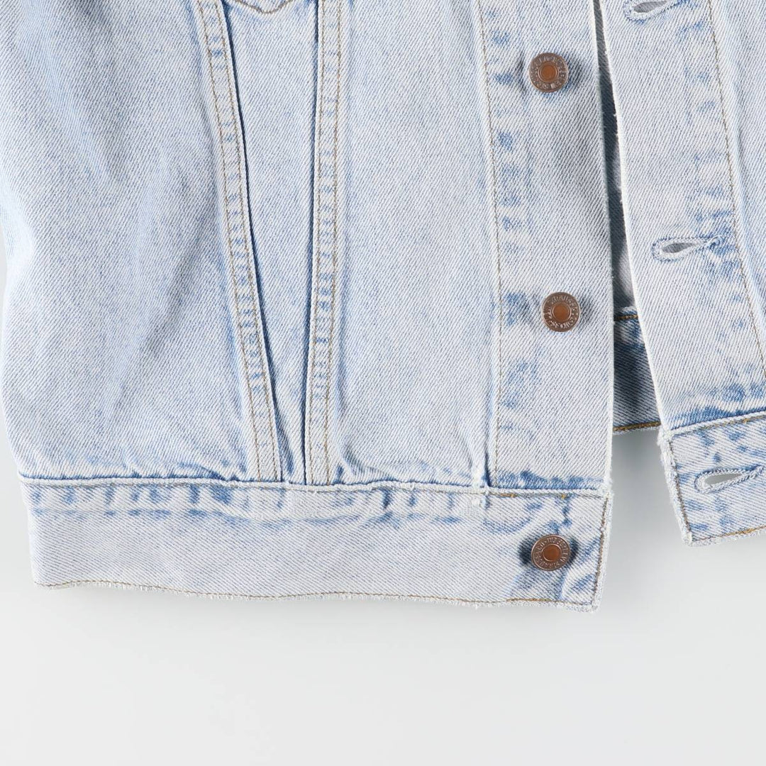 90'S Vintage Levi's Denim Vest (70401-0283) Men's Size XL cotton blue type Vintage Second Hand