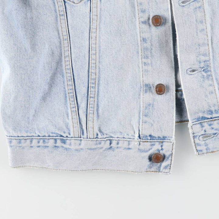90'S Vintage Levi's Denim Vest (70401-0283) Men's Size XL cotton blue type Vintage Second Hand