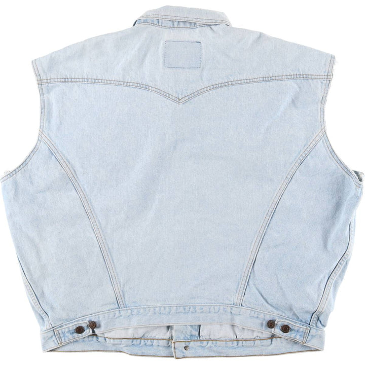 Levi's 75525-4834 Cut-Off Denim Vest, Men's Size XL unclear Blue type light blue Vintage Second Hand