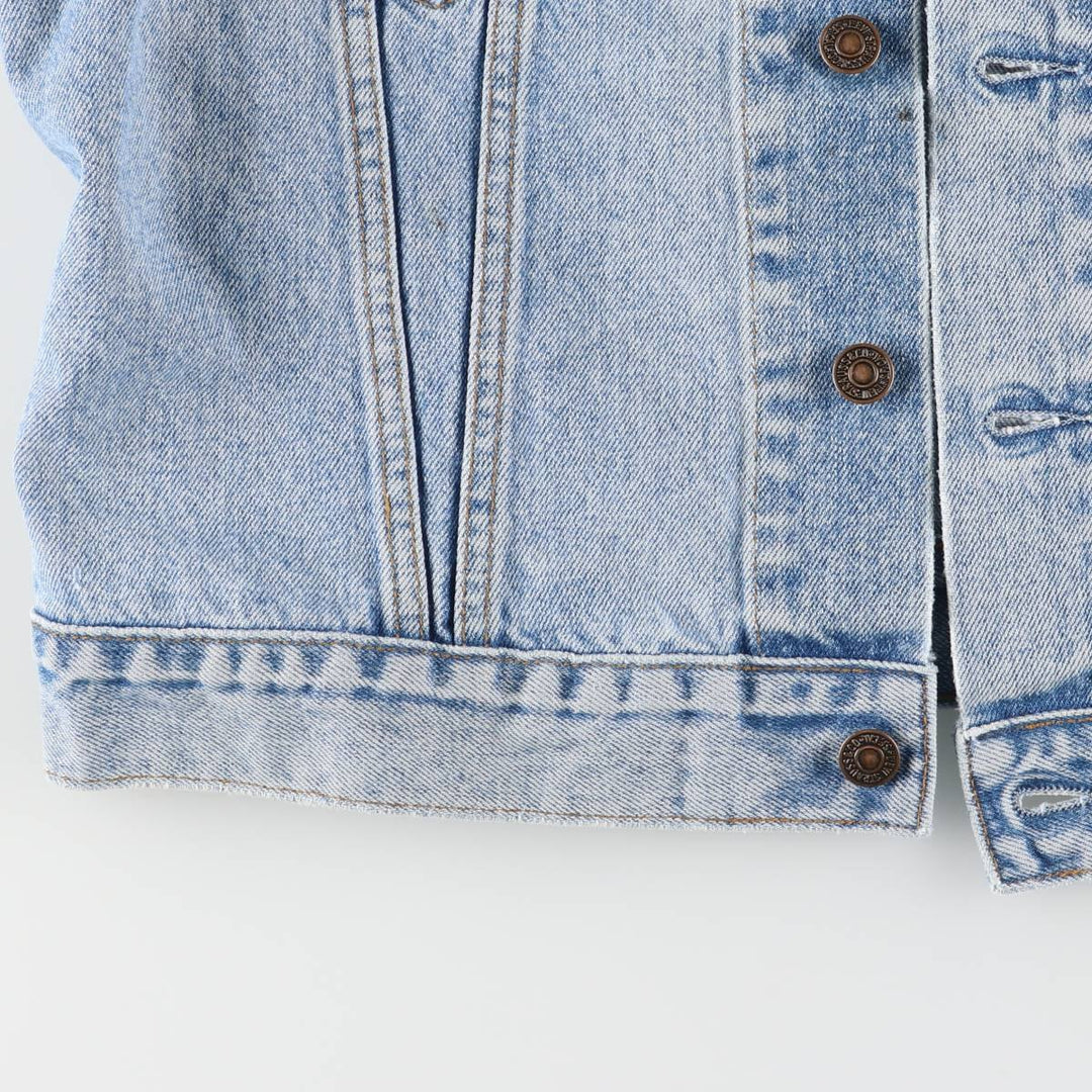 90'S Vintage Levi's Denim Vest (70401-0283) Men's Size XL cotton blue type Vintage Second Hand