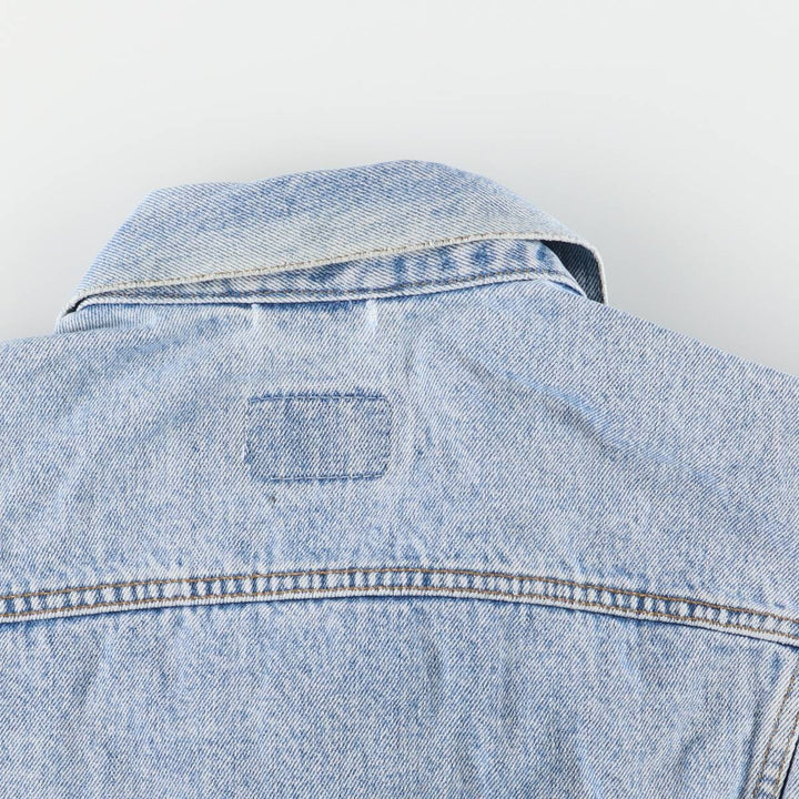 90'S Vintage Levi's Denim Vest (70401-0283) Men's Size XL cotton blue type Vintage Second Hand