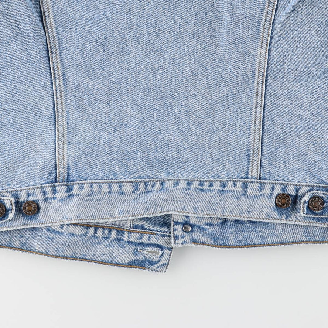 90'S Vintage Levi's Denim Vest (70401-0283) Men's Size XL cotton blue type Vintage Second Hand