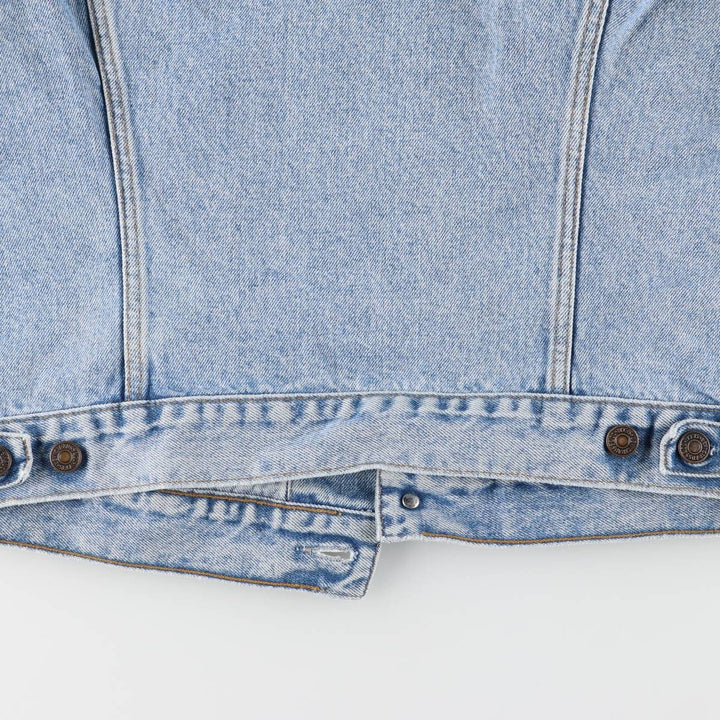 90'S Vintage Levi's Denim Vest (70401-0283) Men's Size XL cotton blue type Vintage Second Hand