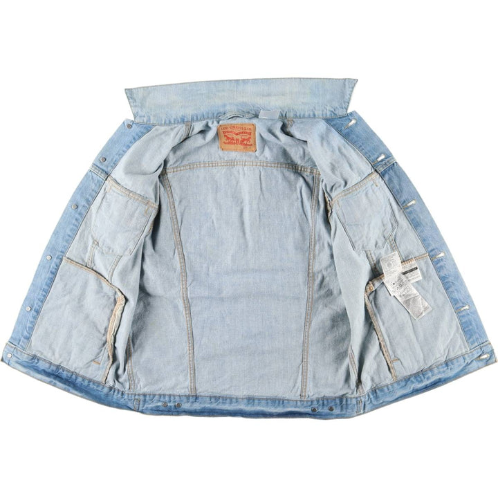 Levi's Cut-off Denim Vest, Men's Size L cotton Blue type light blue Vintage Second Hand
