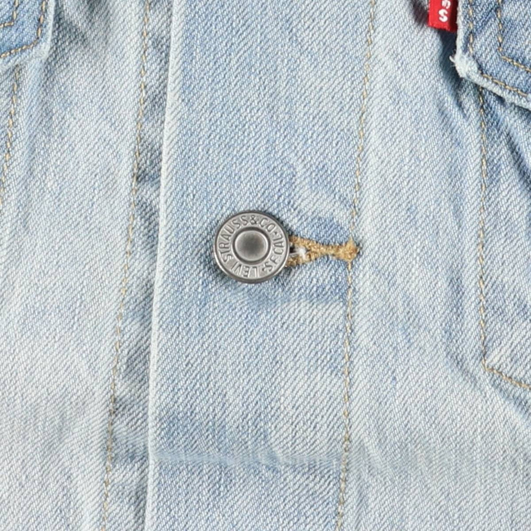 Levi's Cut-off Denim Vest, Men's Size L cotton Blue type light blue Vintage Second Hand