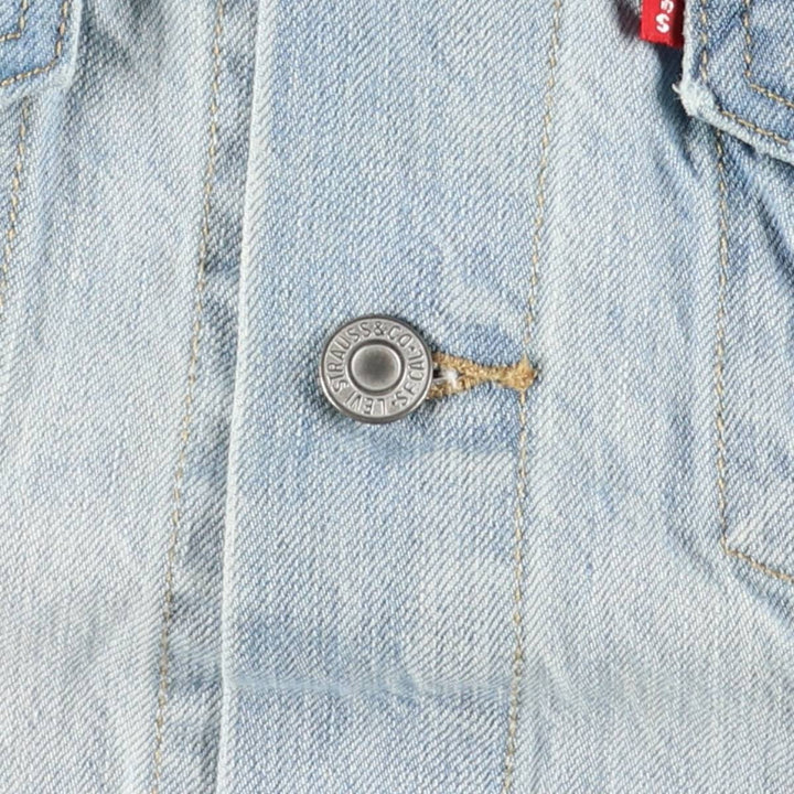 Levi's Cut-off Denim Vest, Men's Size L cotton Blue type light blue Vintage Second Hand