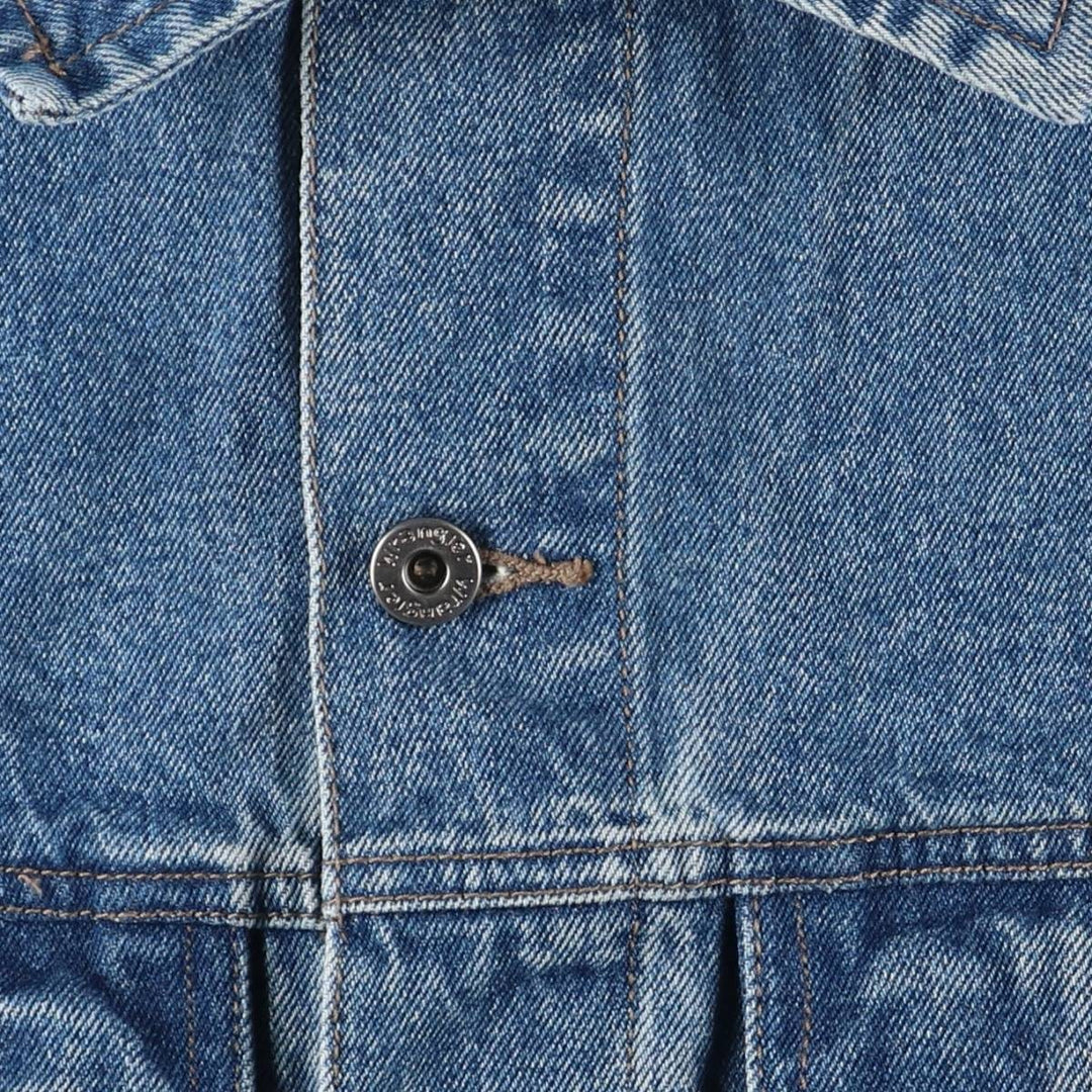 Vintage 90'S Wrangler HERO denim vest, size L, men's unclear blue type Vintage Second Hand