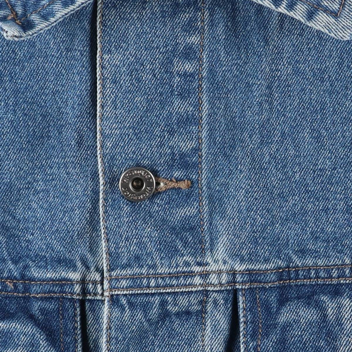 Vintage 90'S Wrangler HERO denim vest, size L, men's unclear blue type Vintage Second Hand