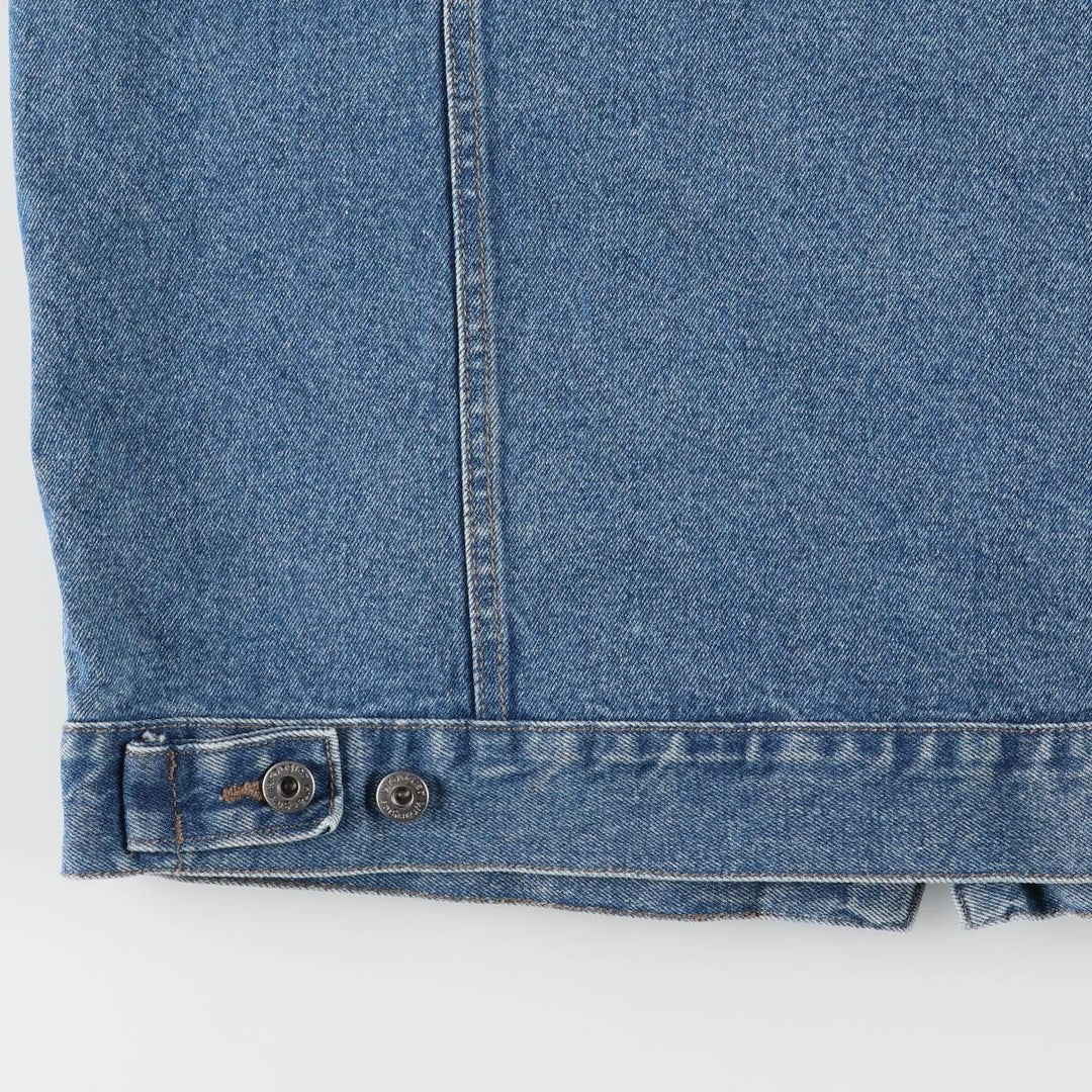 Vintage 90'S Wrangler HERO denim vest, size L, men's unclear blue type Vintage Second Hand