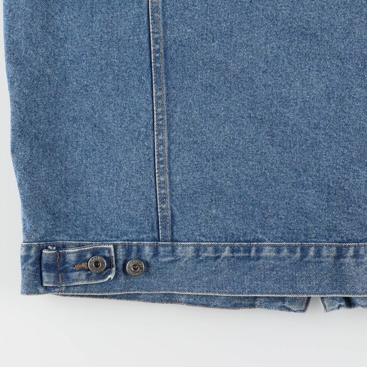 Vintage 90'S Wrangler HERO denim vest, size L, men's unclear blue type Vintage Second Hand