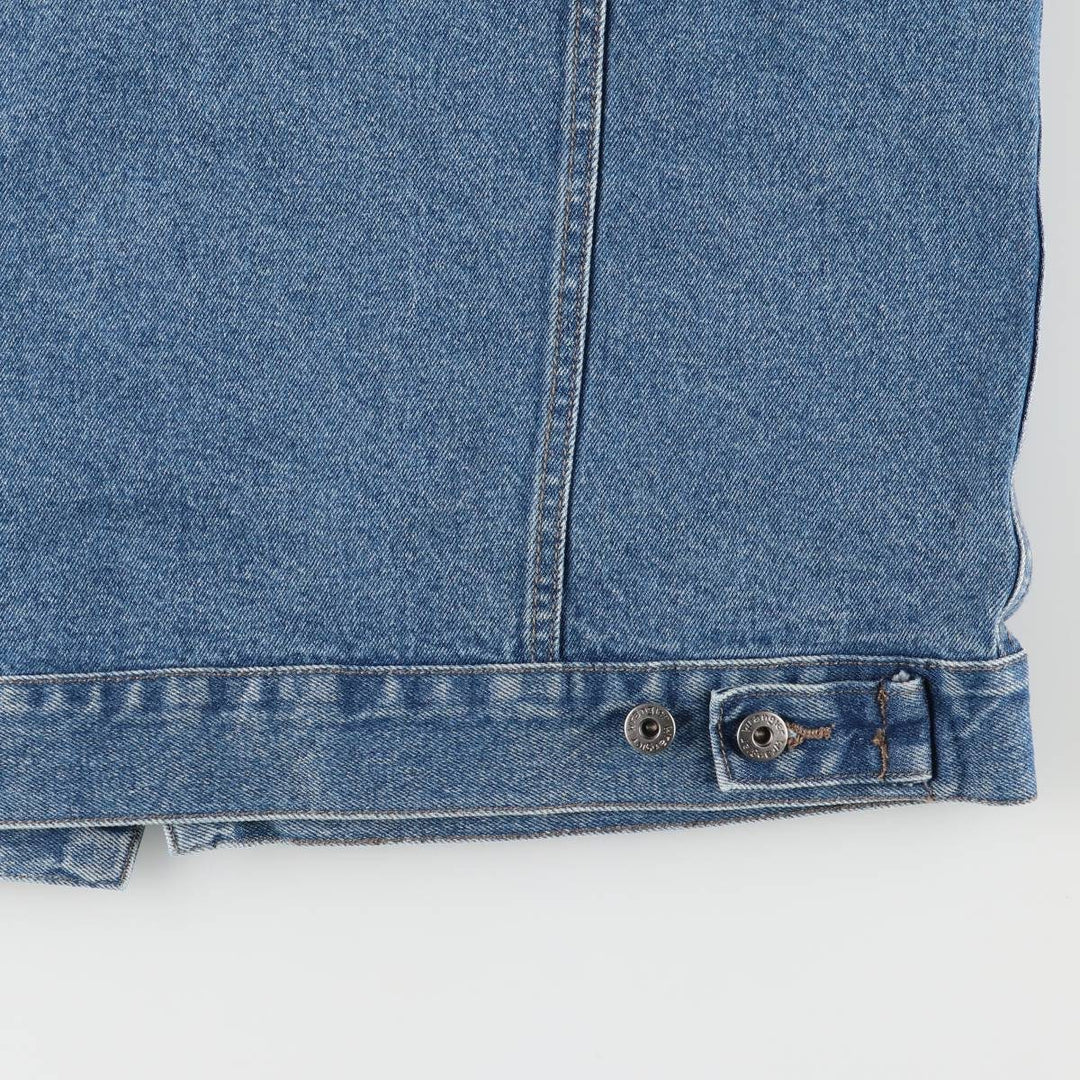 Vintage 90'S Wrangler HERO denim vest, size L, men's unclear blue type Vintage Second Hand