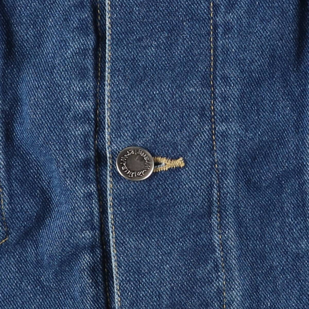 Wrangler HERO Cut-Off Denim Vest, Men's XL cotton blue type Vintage Second Hand
