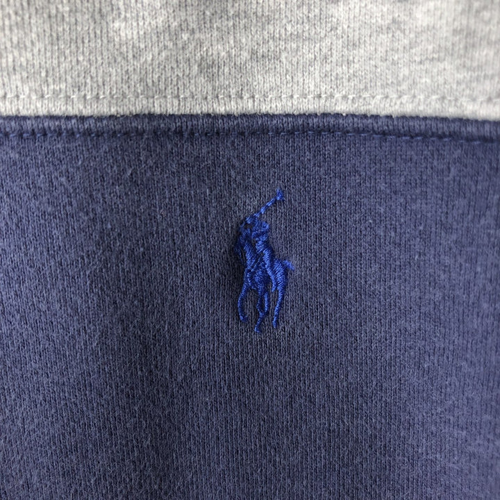 Ralph Lauren POLO by Ralph Lauren One Point Logo Sweatshirt Trainer Men's L size cotton gray type Vintage Second Hand