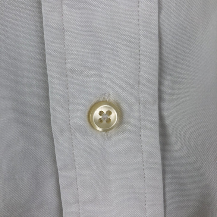 Ralph Lauren Classic Fit Long Sleeve Button Down Shirt Men's XL cotton white type Vintage Second Hand