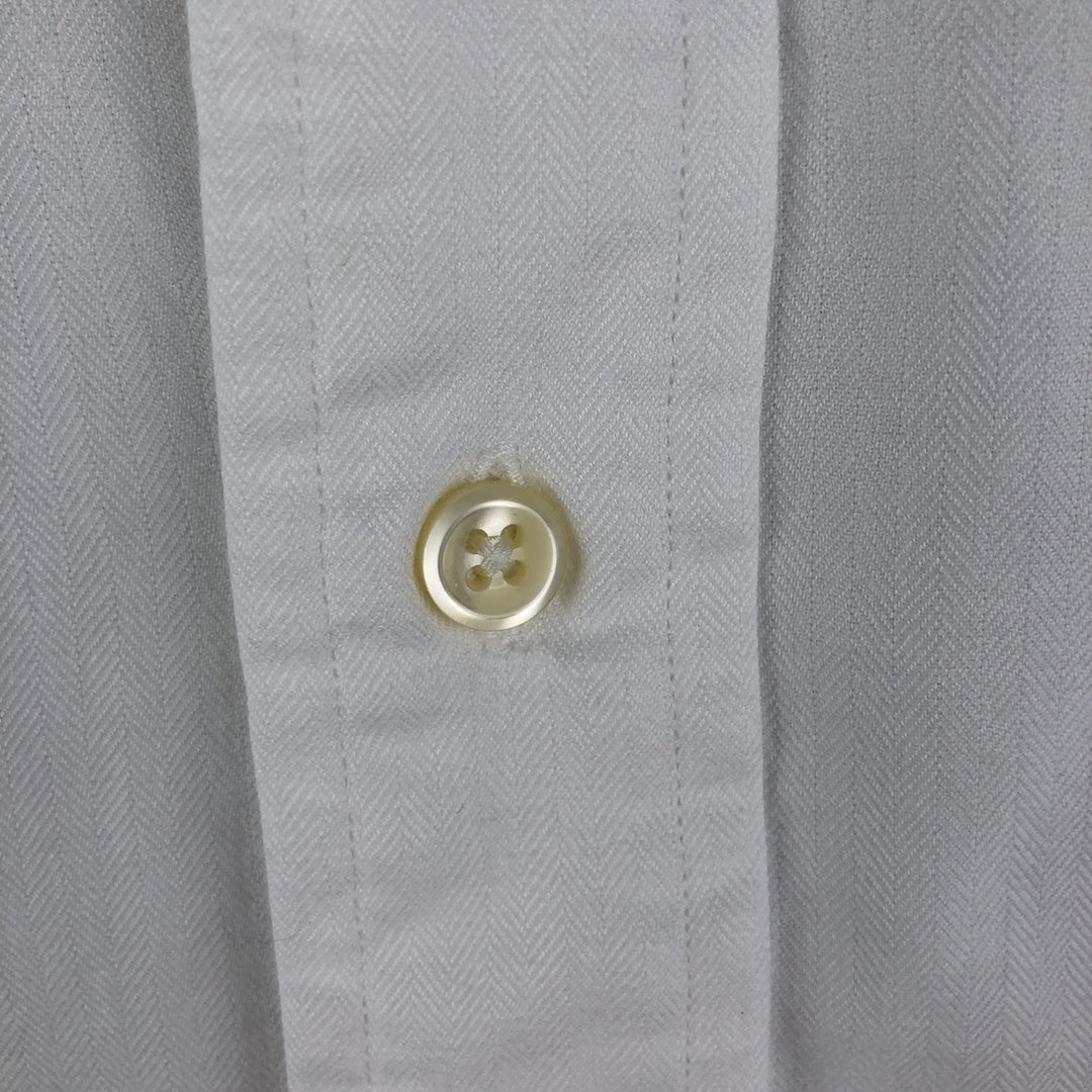 Ralph Lauren POLO by Ralph Lauren ANDREW long sleeve cotton shirt, men's XL size cotton white type Vintage Second Hand