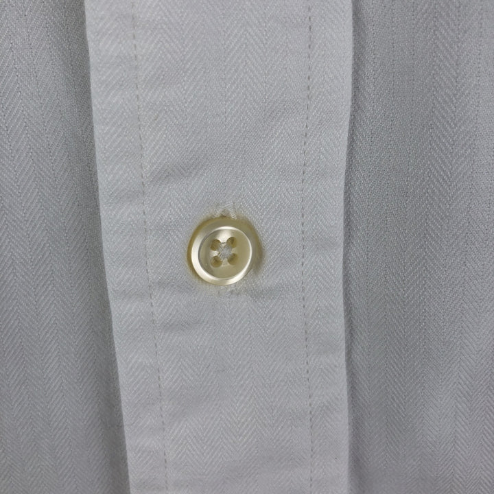Ralph Lauren POLO by Ralph Lauren ANDREW long sleeve cotton shirt, men's XL size cotton white type Vintage Second Hand