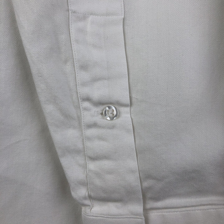 Ralph Lauren POLO by Ralph Lauren ANDREW long sleeve cotton shirt, men's XL size cotton white type Vintage Second Hand