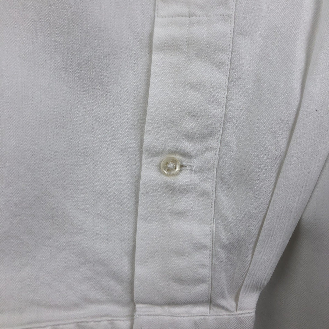 Ralph Lauren POLO by Ralph Lauren ANDREW long sleeve cotton shirt, men's XL size cotton white type Vintage Second Hand