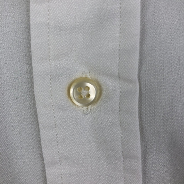Ralph Lauren YARMOUTH long sleeve button down shirt, men's size L cotton white type Vintage Second Hand