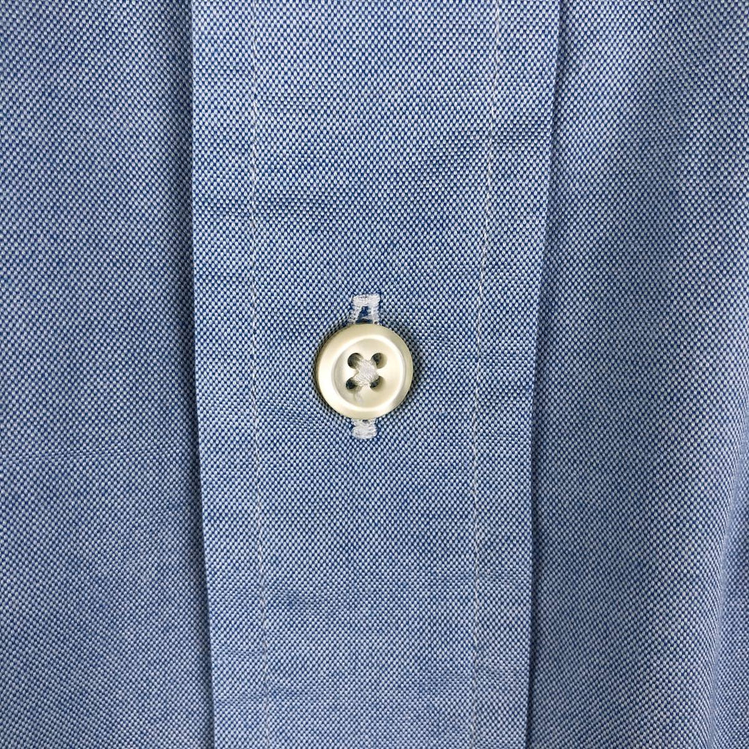 Ralph Lauren Classic Fit Long Sleeve Button Down Shirt, Men's Size L cotton Blue type light blue Vintage Second Hand