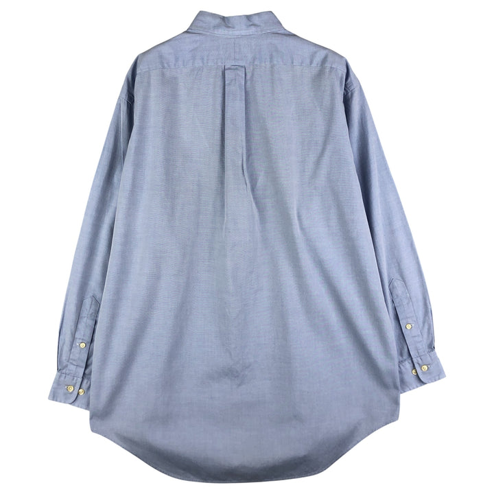 Ralph Lauren Classic Fit Long Sleeve Button Down Shirt, Men's Size L cotton Blue type light blue Vintage Second Hand
