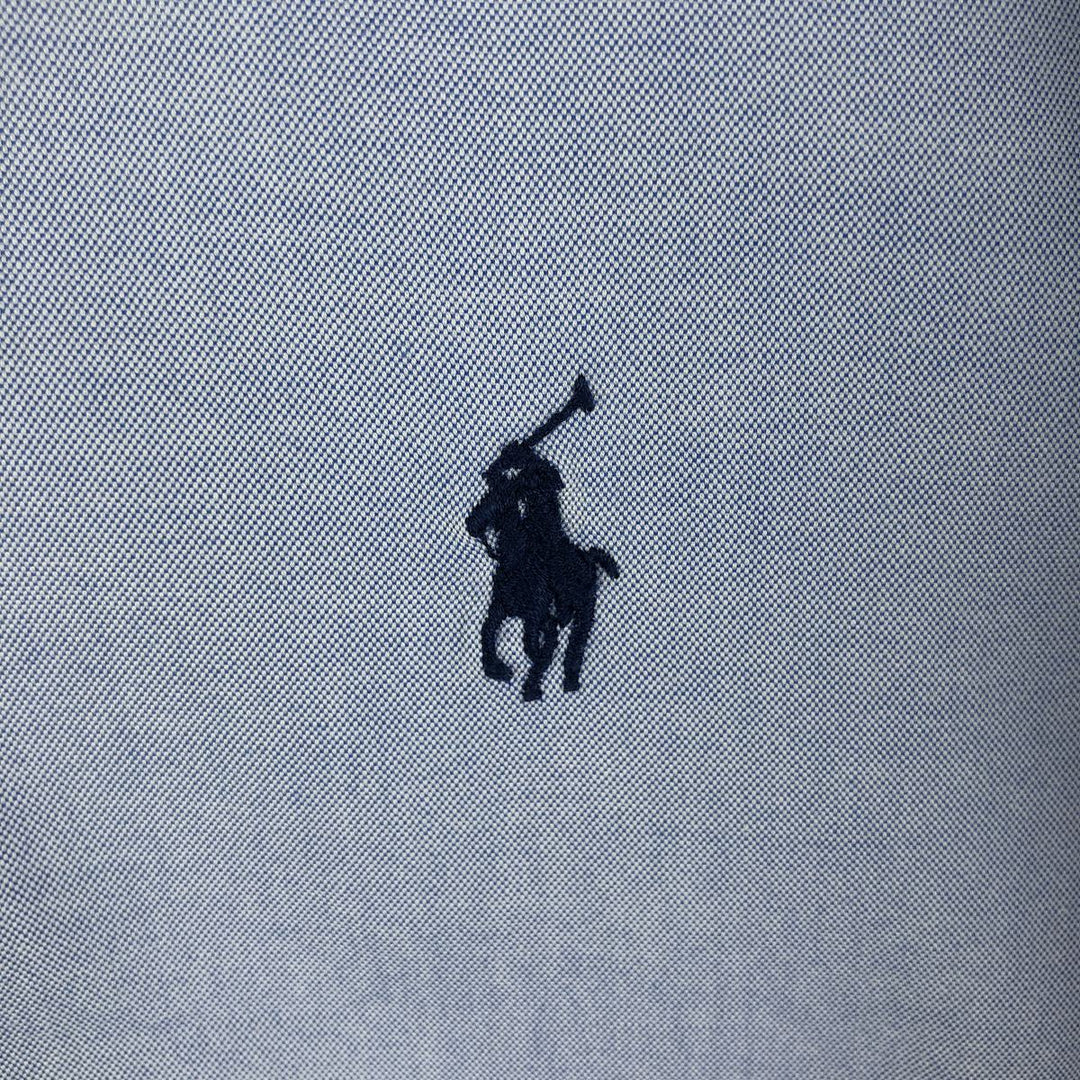 Ralph Lauren Classic Fit Long Sleeve Button Down Shirt, Men's Size L cotton Blue type light blue Vintage Second Hand