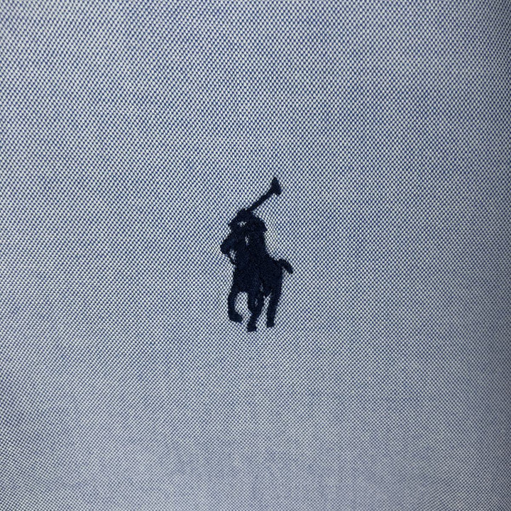Ralph Lauren Classic Fit Long Sleeve Button Down Shirt, Men's Size L cotton Blue type light blue Vintage Second Hand