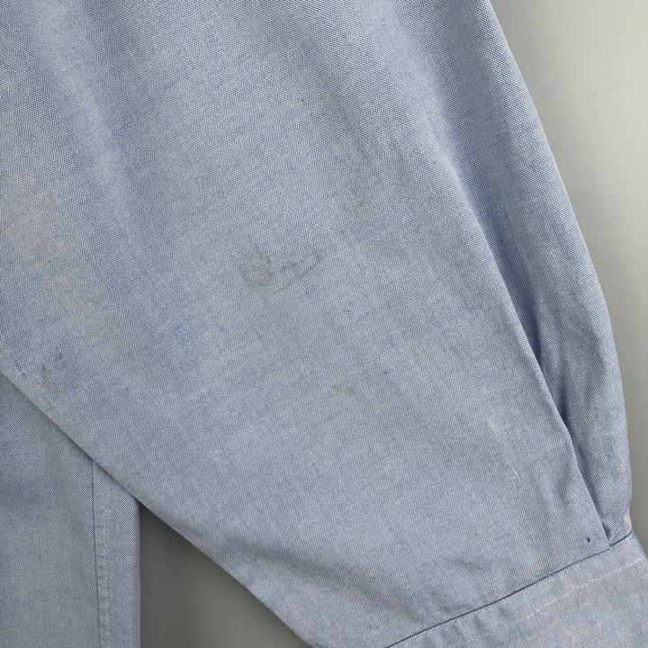 Ralph Lauren Classic Fit Long Sleeve Button Down Shirt, Men's Size L cotton Blue type light blue Vintage Second Hand