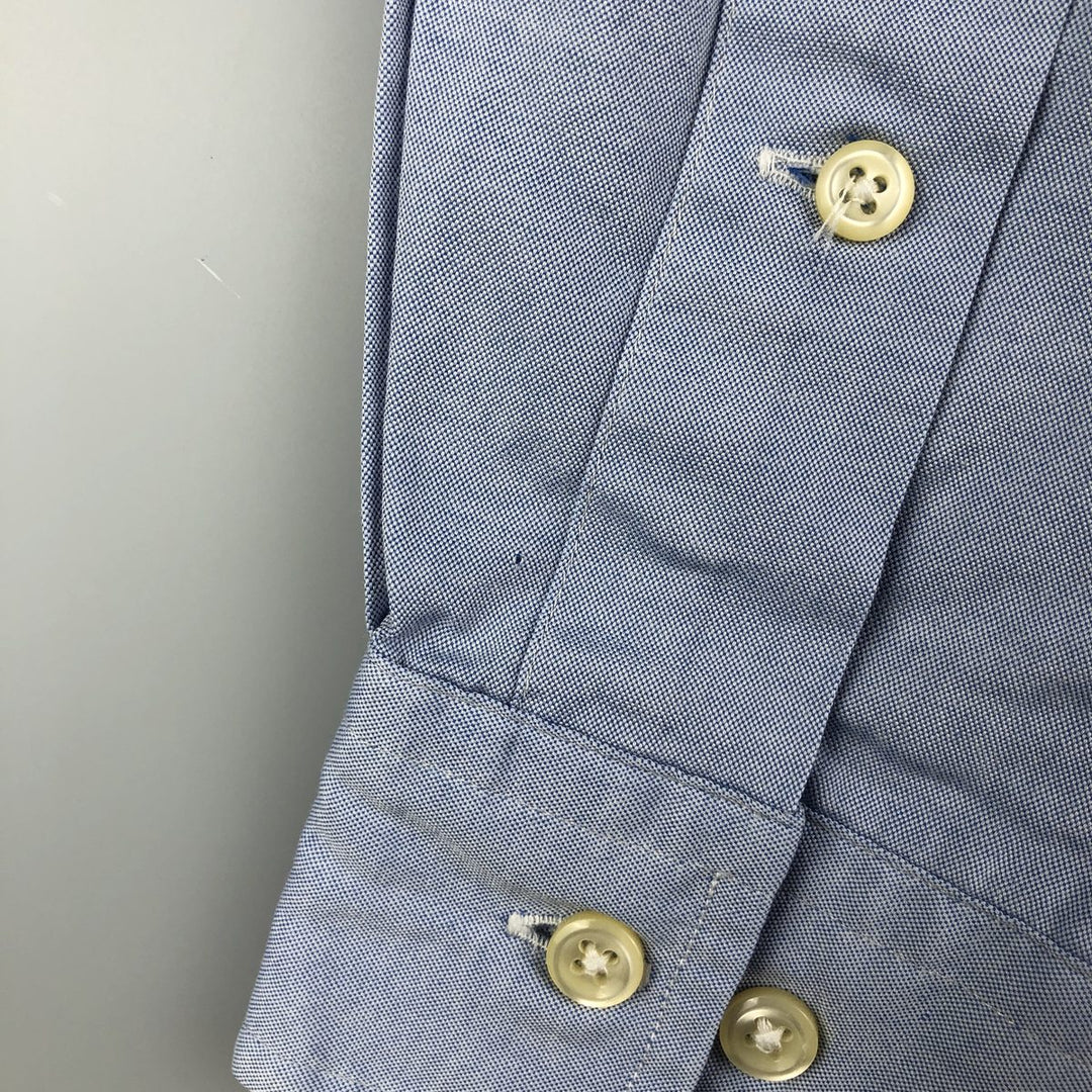 Ralph Lauren Classic Fit Long Sleeve Button Down Shirt, Men's Size L cotton Blue type light blue Vintage Second Hand