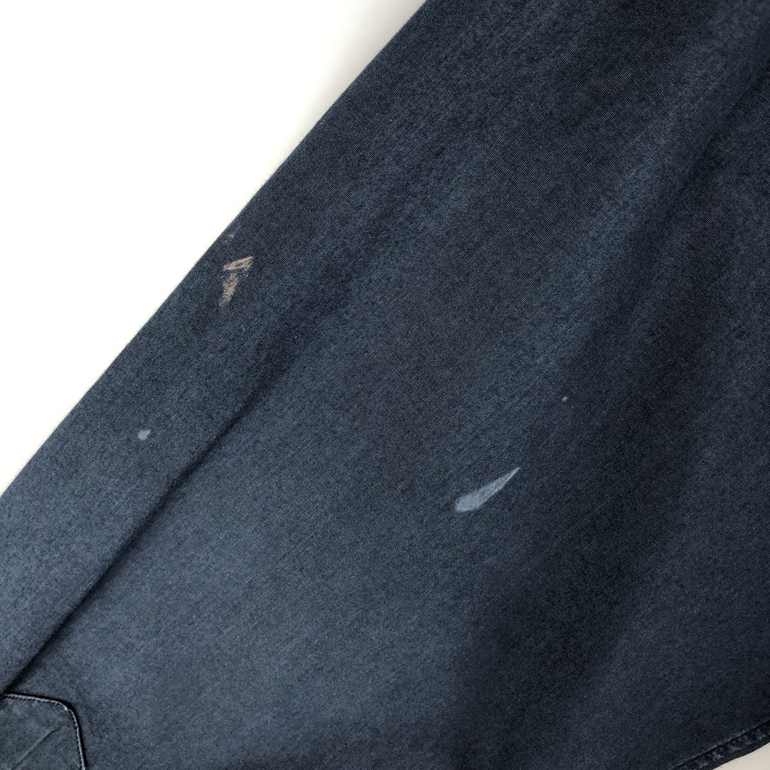 Ralph Lauren POLO by Ralph Lauren YARMOUTH long sleeve button down shirt, men's size M cotton navy blue type Vintage Second Hand