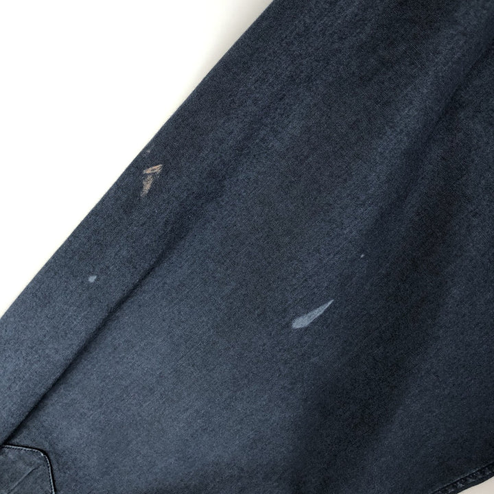 Ralph Lauren POLO by Ralph Lauren YARMOUTH long sleeve button down shirt, men's size M cotton navy blue type Vintage Second Hand