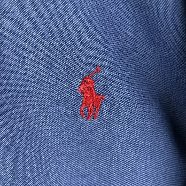 Ralph Lauren POLO by Ralph Lauren BLAIRE long-sleeved button-down shirt, men's size L cotton blue type Vintage Second Hand