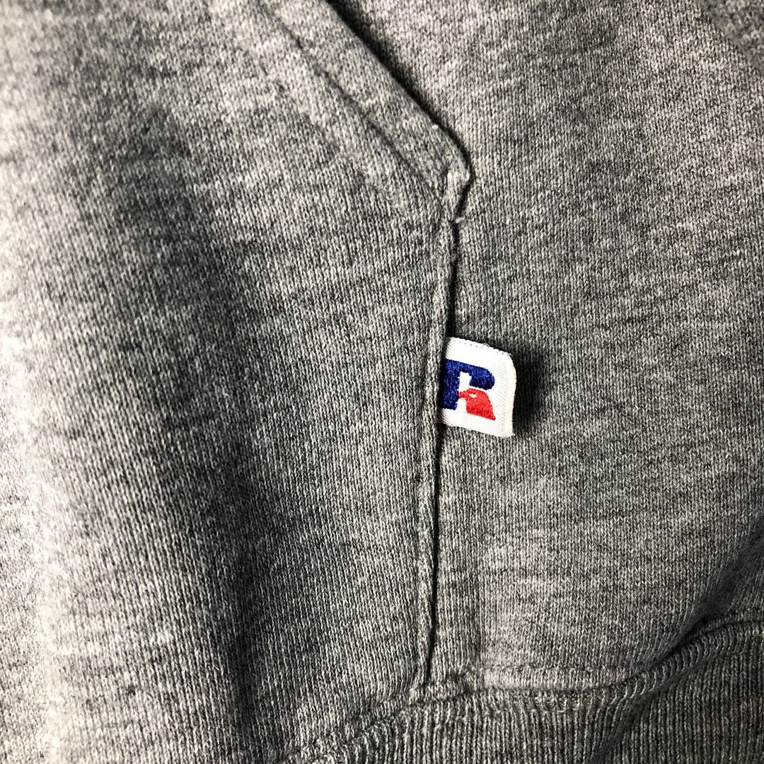 Vintage 90'S Russell pullover sweatshirt, made in the USA, size L, men's polyester gray type Vintage Second Hand