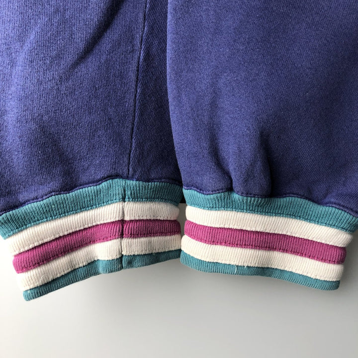 Vintage 80s-90'S Lacoste IZOD logo sweatshirt, made in the USA, men's size L cotton purple type Vintage Second Hand