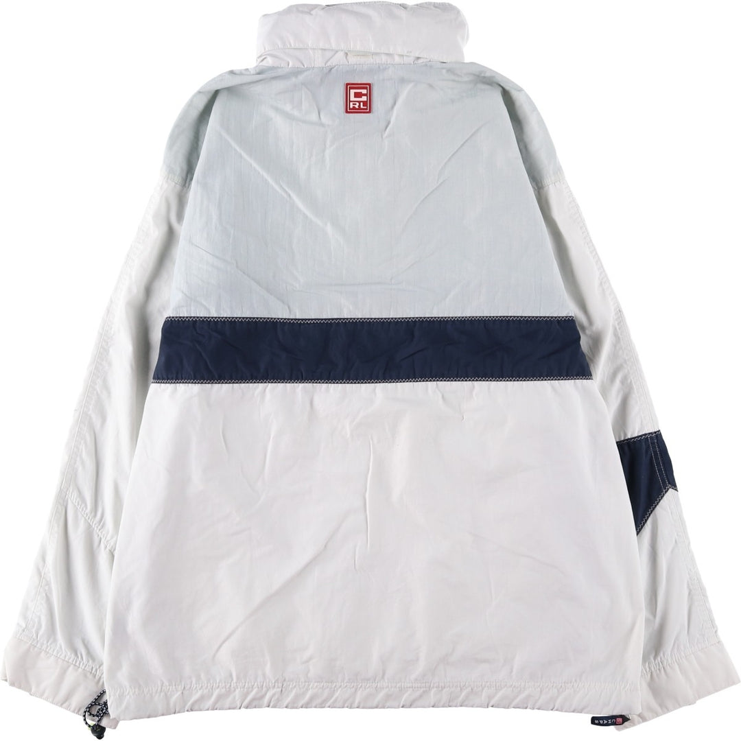Ralph Lauren CHAPS Anorak Jacket, Men's Size M polyester white type Vintage Second Hand