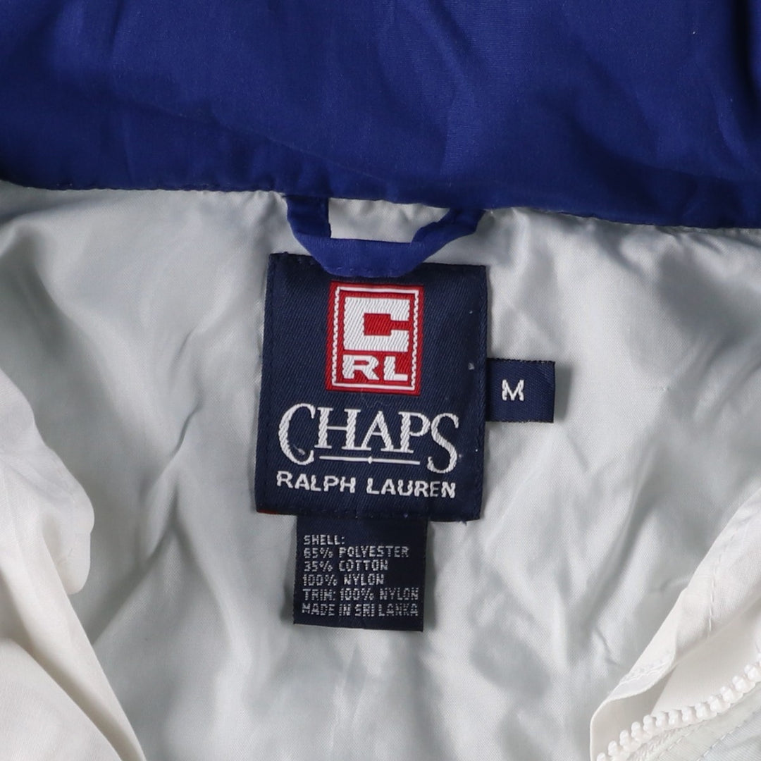 Ralph Lauren CHAPS Anorak Jacket, Men's Size M polyester white type Vintage Second Hand