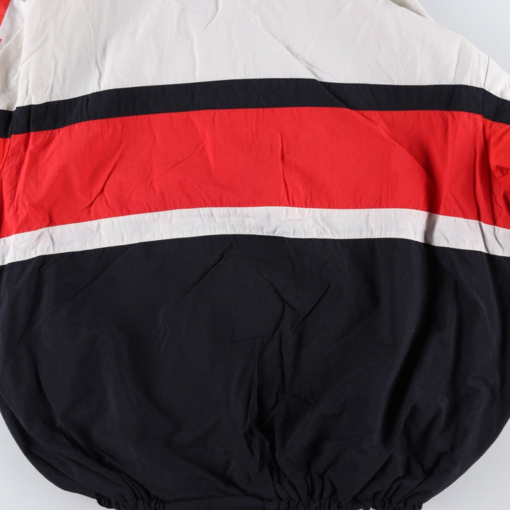 Budweiser Racing Nylon Jacket, Made in USA, Men's XL Nylon red type Vintage Second Hand