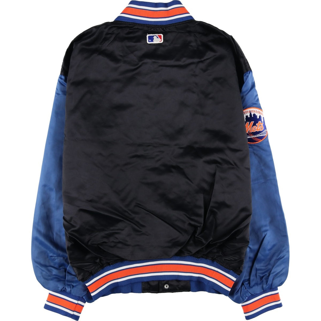 90'S Starter MLB New York Mets Nylon Stadium Jacket, Vintage, Men's XXL Nylon black type Vintage Second Hand