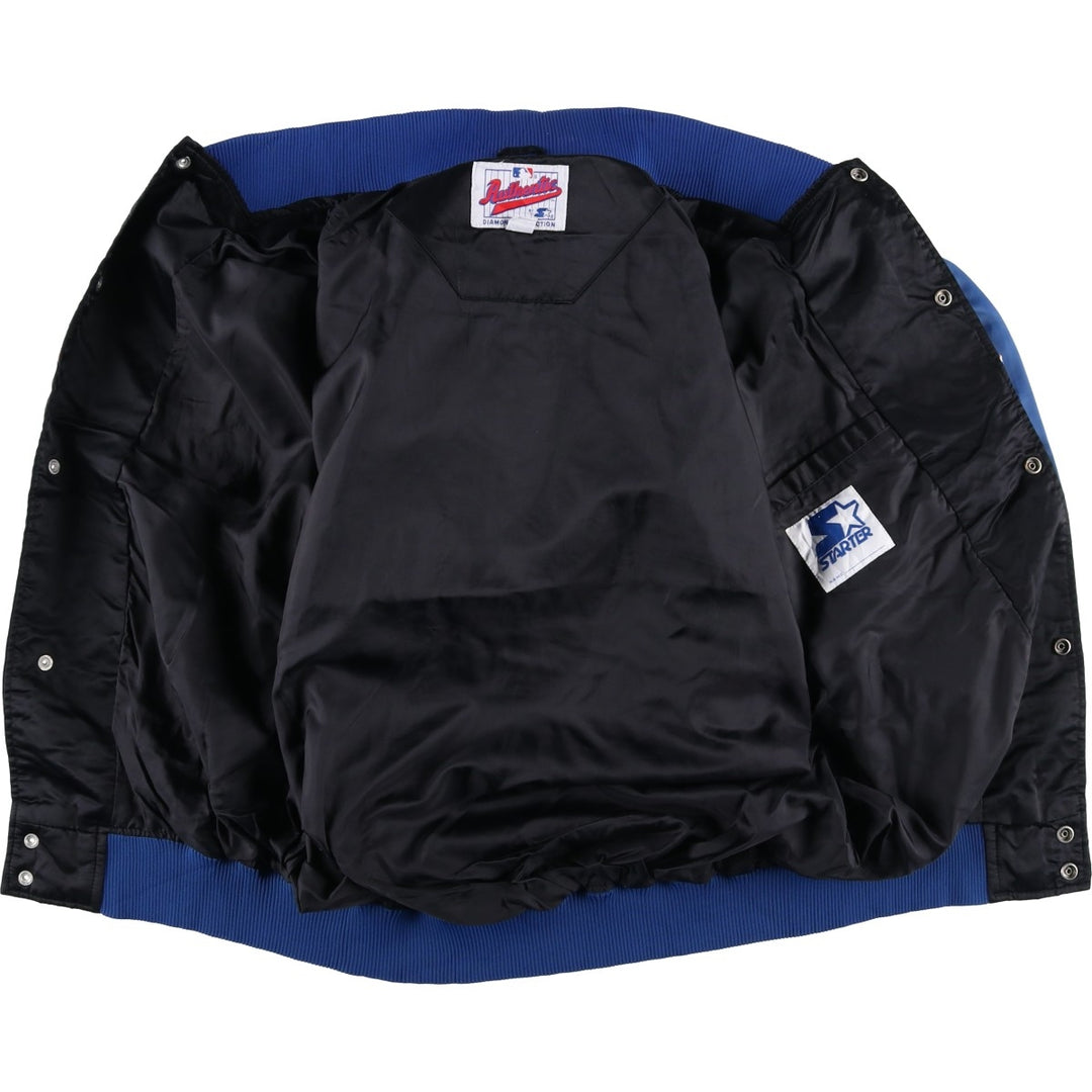 90'S Starter MLB New York Mets Nylon Stadium Jacket, Vintage, Men's XXL Nylon black type Vintage Second Hand