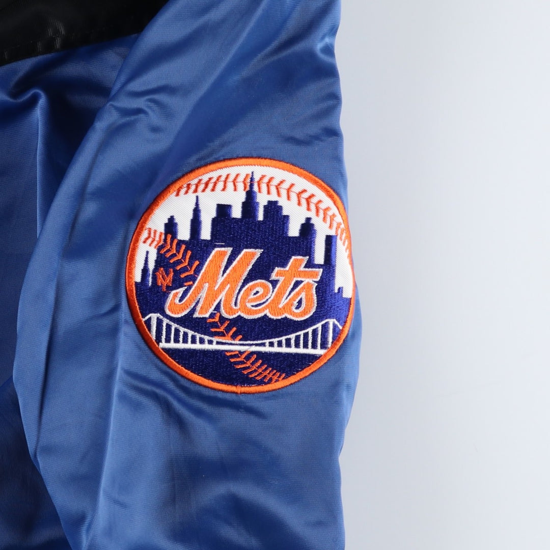 90'S Starter MLB New York Mets Nylon Stadium Jacket, Vintage, Men's XXL Nylon black type Vintage Second Hand