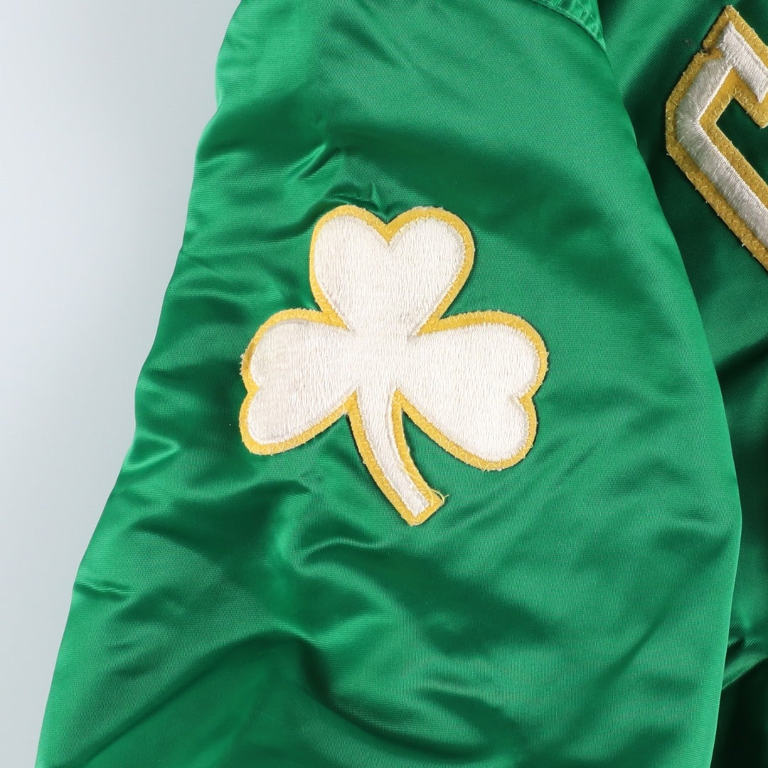 Starter NBA Boston Celtics Padded Nylon Stadium Jacket, Made in USA, Men's Size L Nylon green type Vintage Second Hand