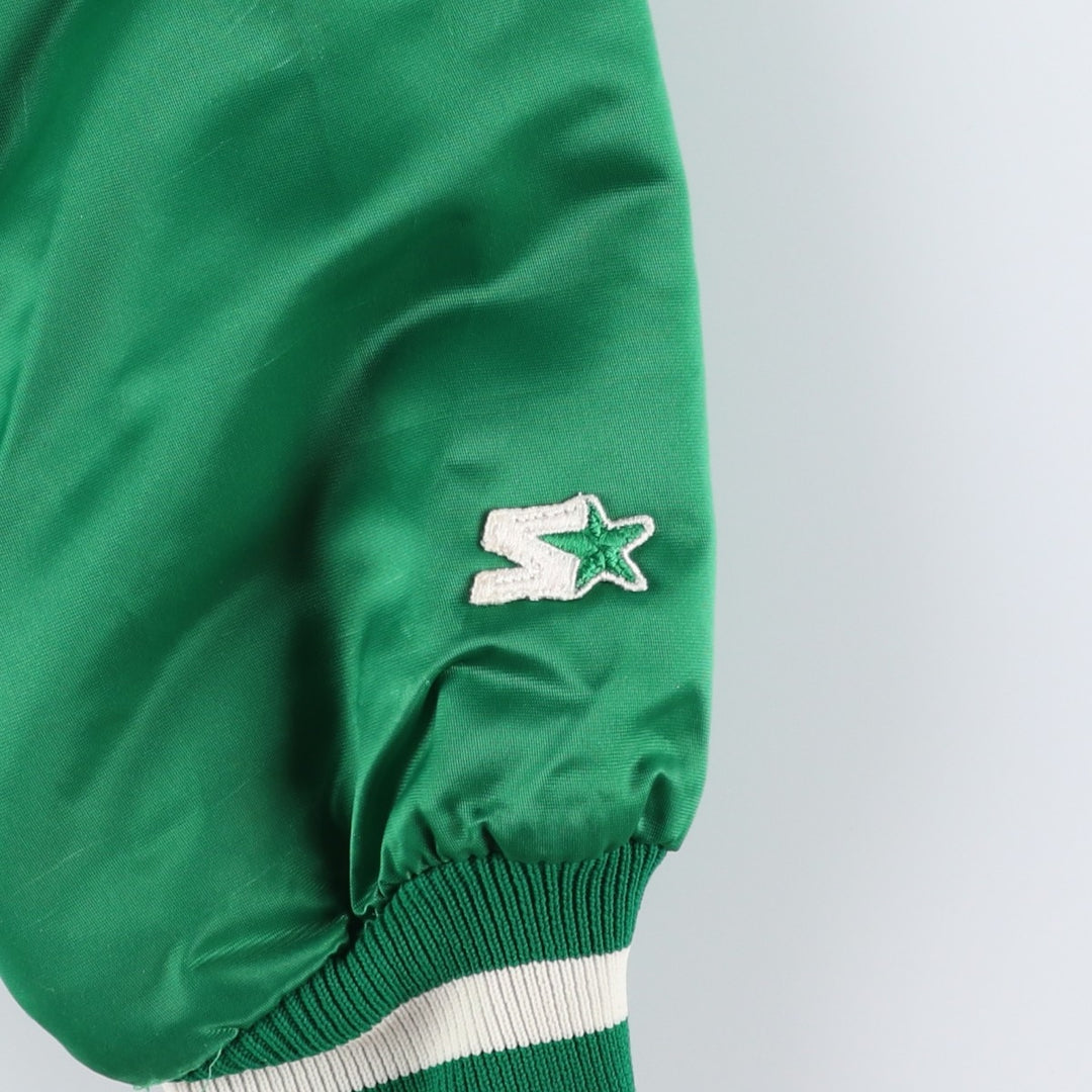 Starter NBA Boston Celtics Padded Nylon Stadium Jacket, Made in USA, Men's Size L Nylon green type Vintage Second Hand
