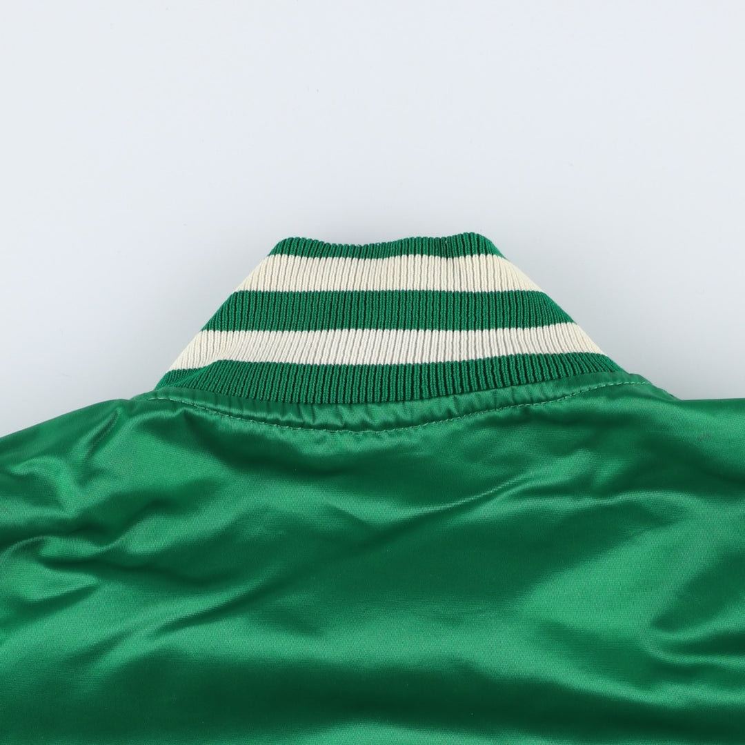 Starter NBA Boston Celtics Padded Nylon Stadium Jacket, Made in USA, Men's Size L Nylon green type Vintage Second Hand