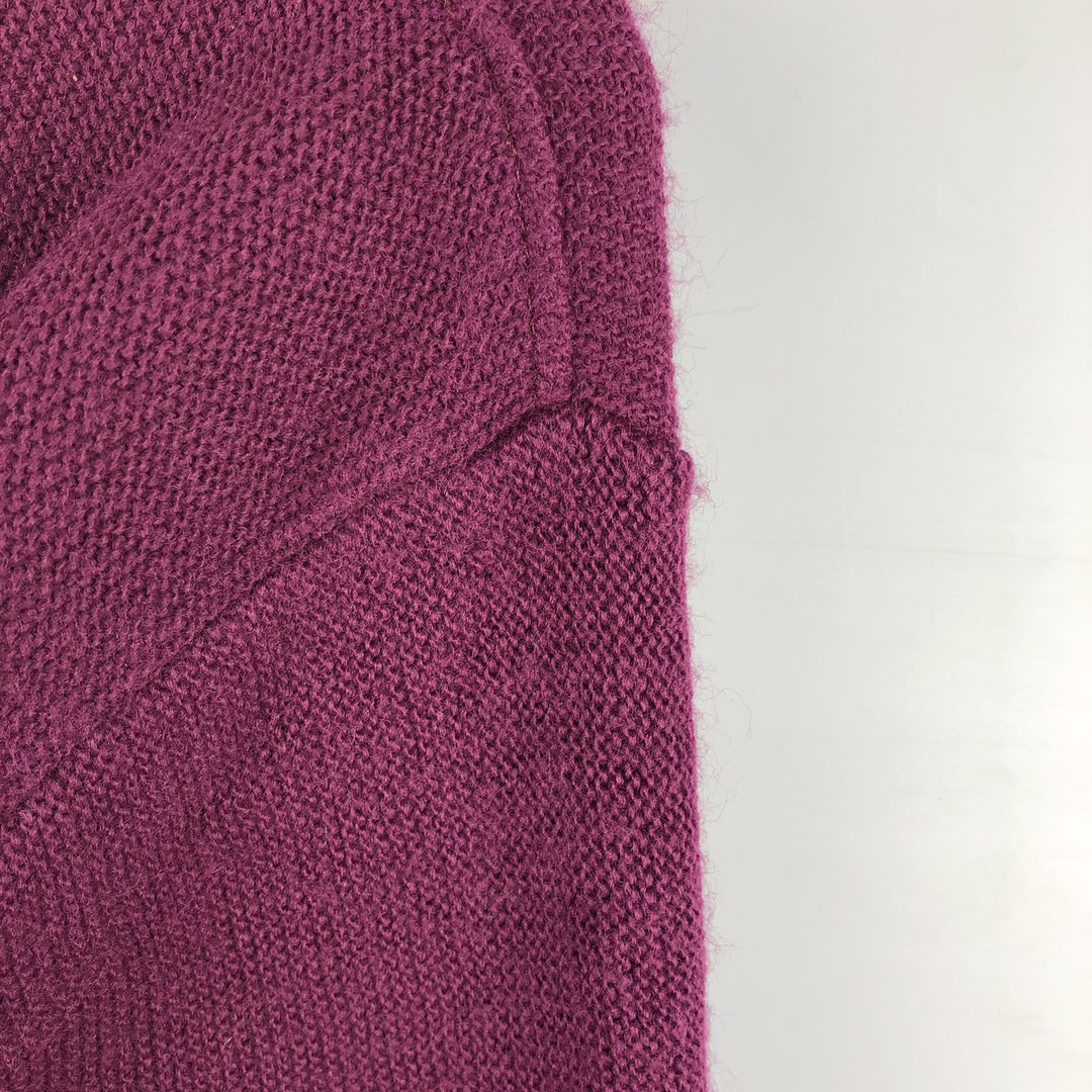 IZOD Acrylic Knit Cardigan, Men's Size L acrylic Purple type red-purple Vintage Second Hand