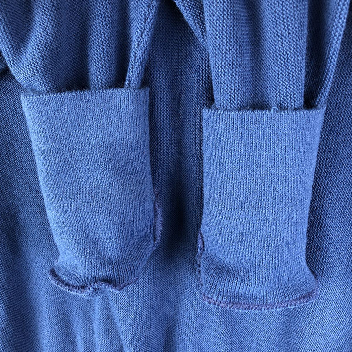 90'S Arrow Tournament Acrylic Knit Cardigan, Made in USA, Men's Size Medium, Vintage acrylic blue type Vintage Second Hand