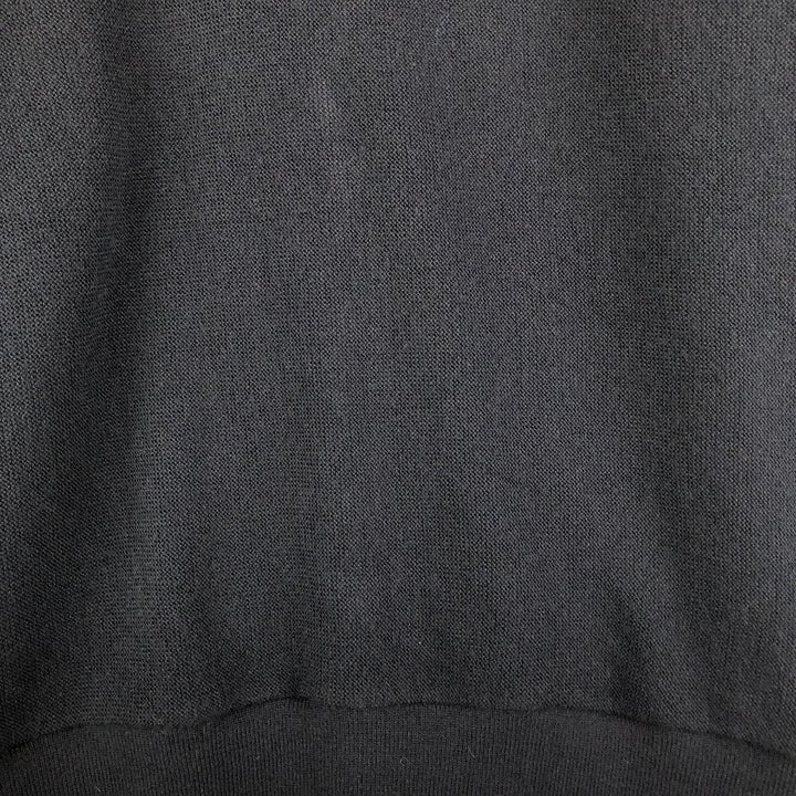 Vintage 1980'S Jantzen acrylic knit cardigan, made in the USA, size L, men's unclear black type Vintage Second Hand