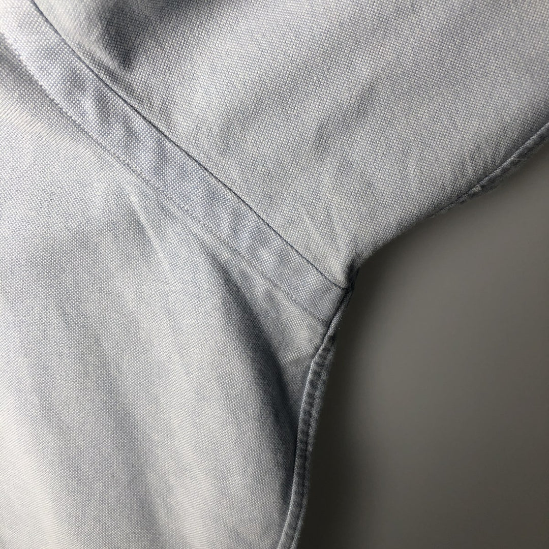 Ralph Lauren YARMOUTH long sleeve button down shirt, men's size L cotton Blue type light blue Vintage Second Hand