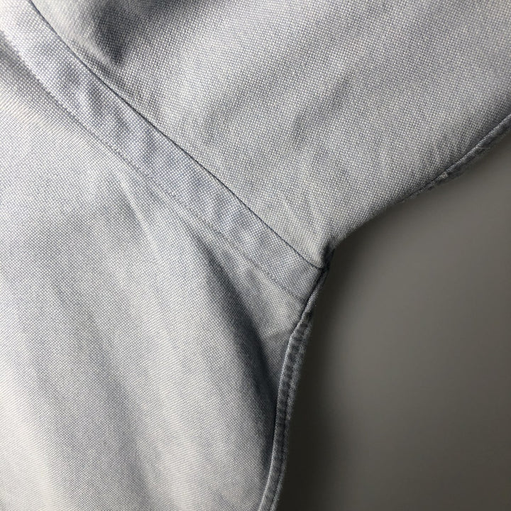 Ralph Lauren YARMOUTH long sleeve button down shirt, men's size L cotton Blue type light blue Vintage Second Hand