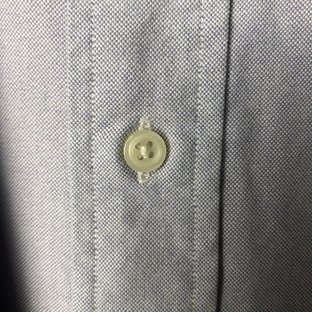 Ralph Lauren YARMOUTH long sleeve button down shirt, men's XL size cotton Blue type light blue Vintage Second Hand