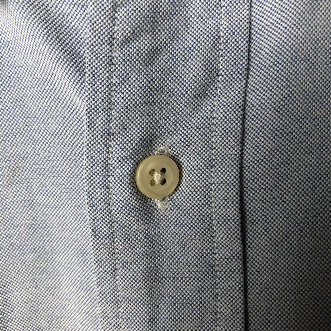 Ralph Lauren CUSTOM FIT long sleeve button down shirt, men's XL size cotton Blue type light blue Vintage Second Hand